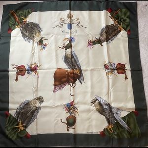 Hermès “Chasse a Vol” Silk Scarf, Henri de Linares